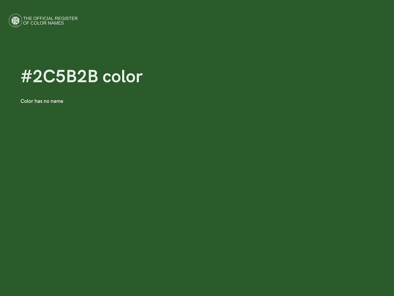 #2C5B2B color image