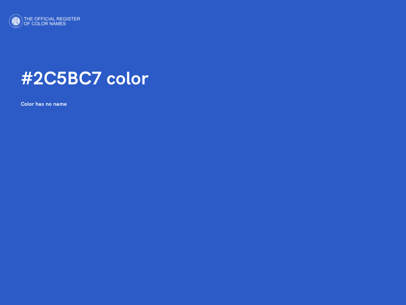 #2C5BC7 color image