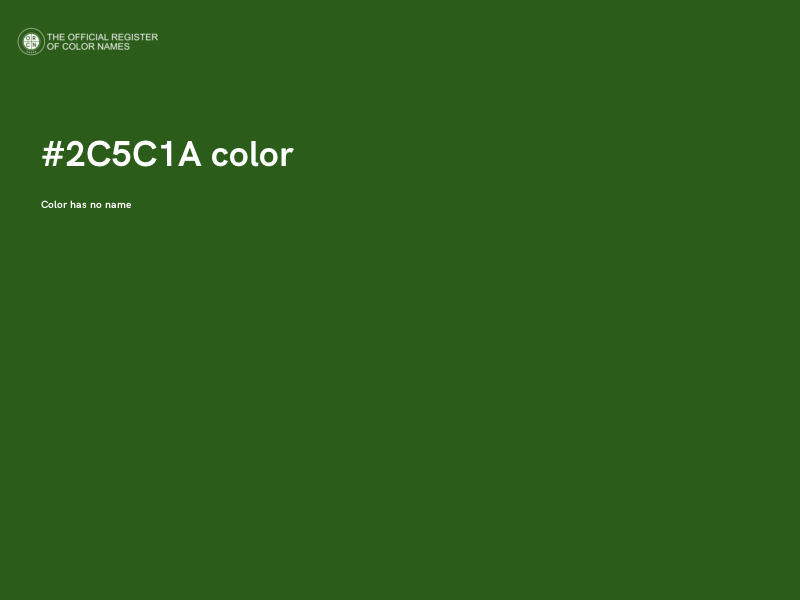 #2C5C1A color image
