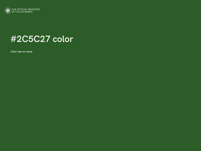 #2C5C27 color image