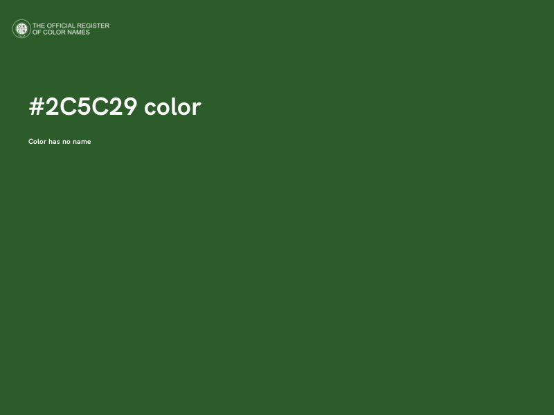 #2C5C29 color image