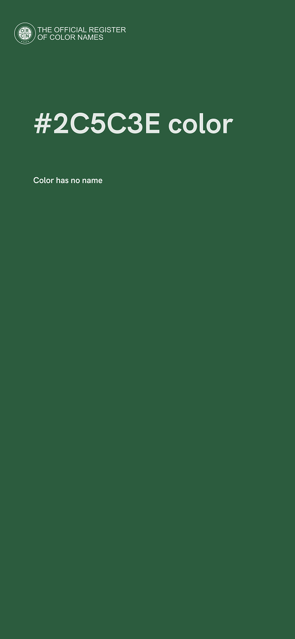 #2C5C3E color image