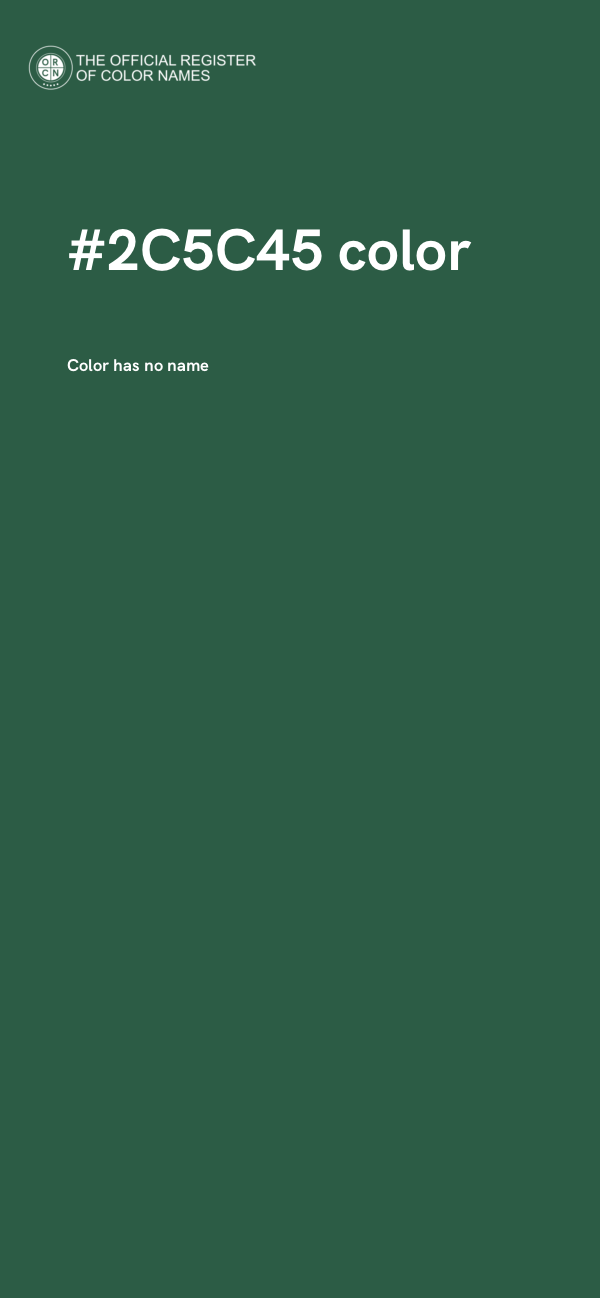 #2C5C45 color image