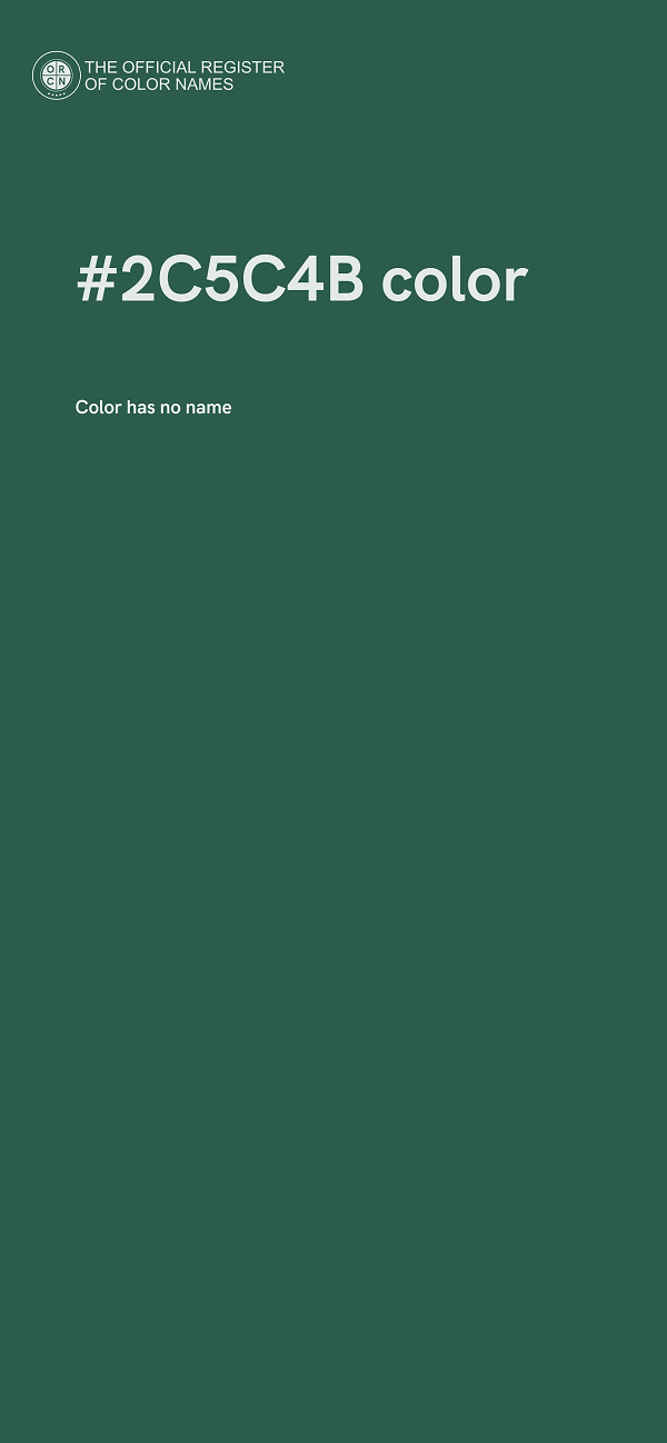 #2C5C4B color image