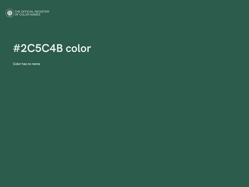 #2C5C4B color image