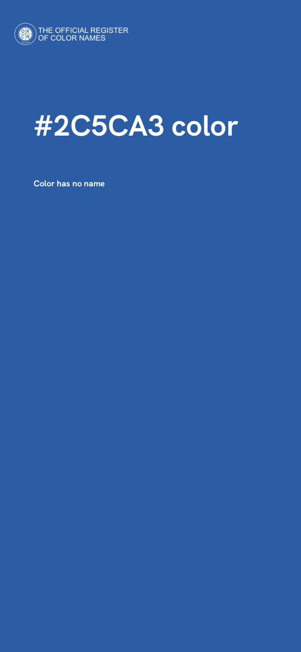 #2C5CA3 color image