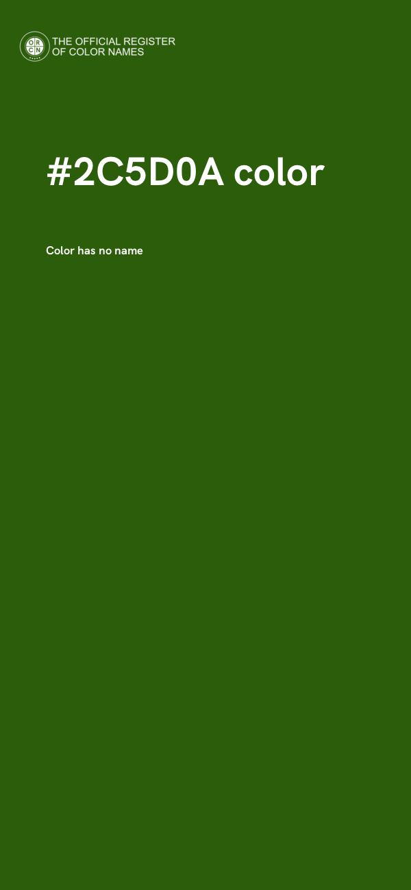 #2C5D0A color image