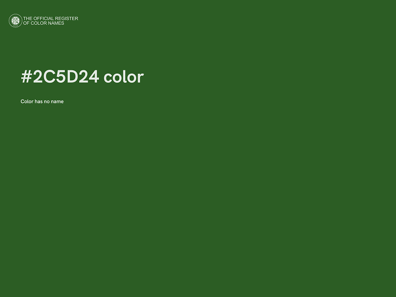 #2C5D24 color image