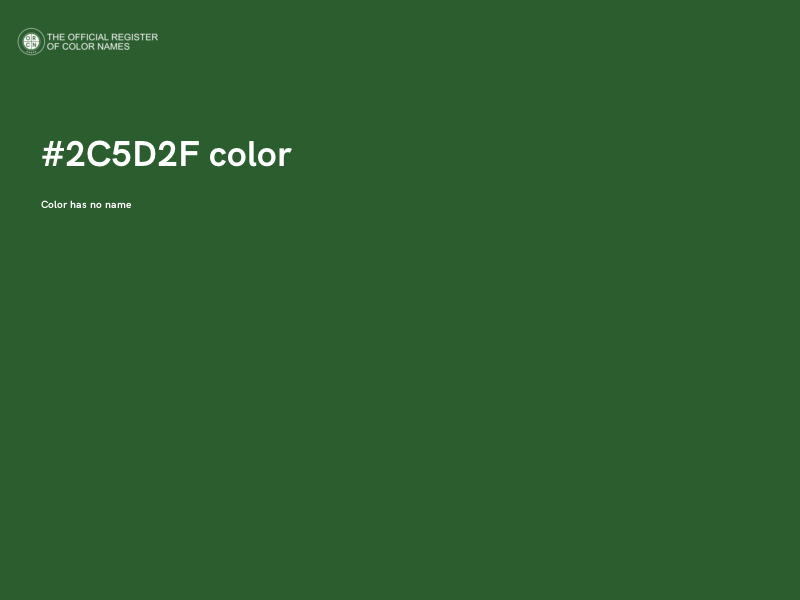 #2C5D2F color image