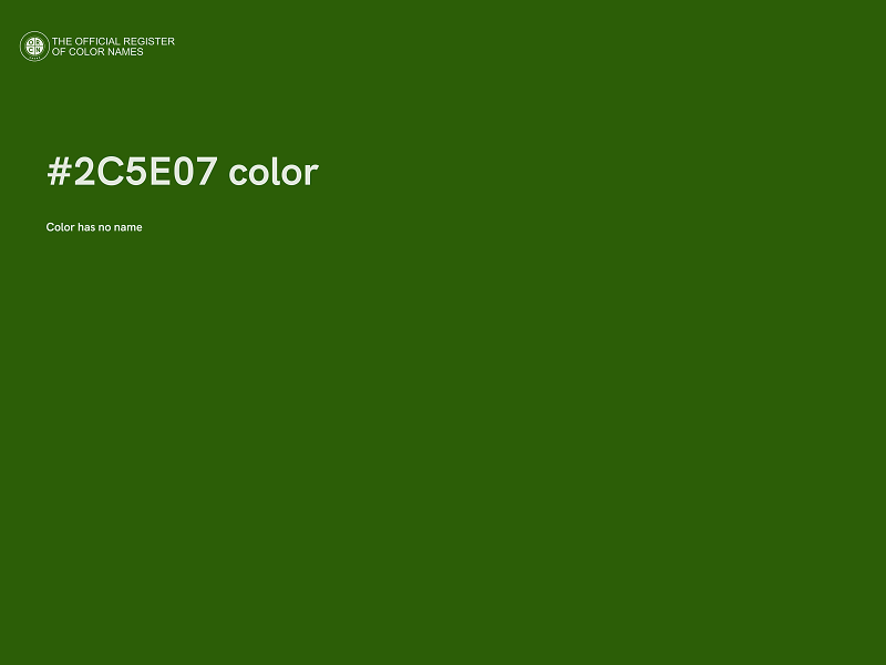 #2C5E07 color image