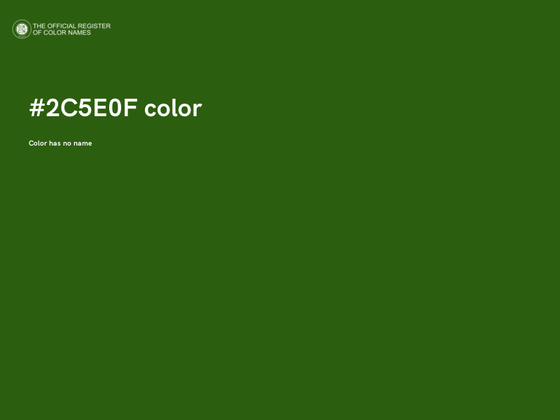 #2C5E0F color image