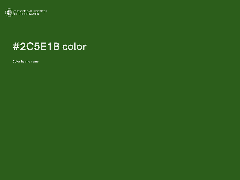 #2C5E1B color image