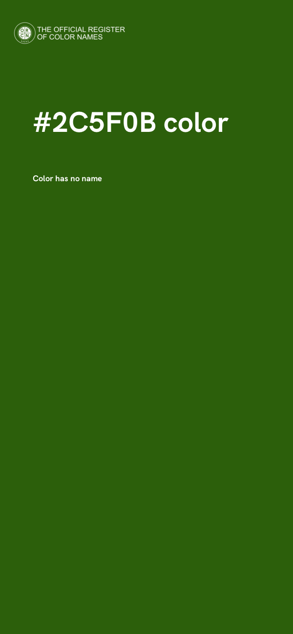 #2C5F0B color image