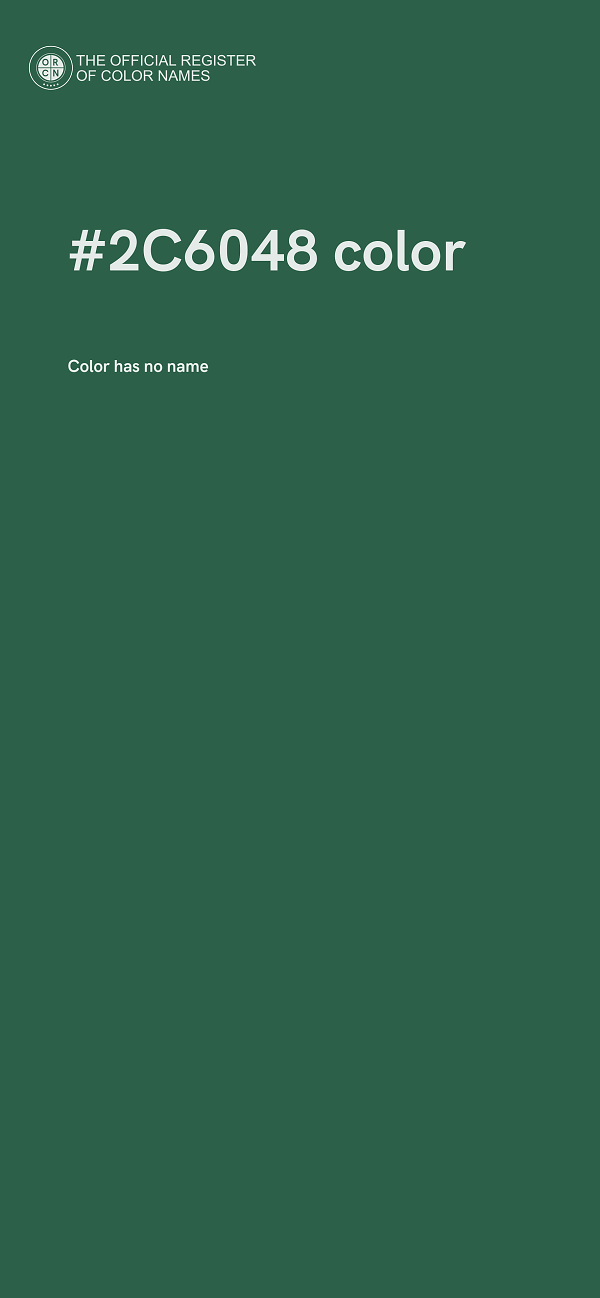 #2C6048 color image