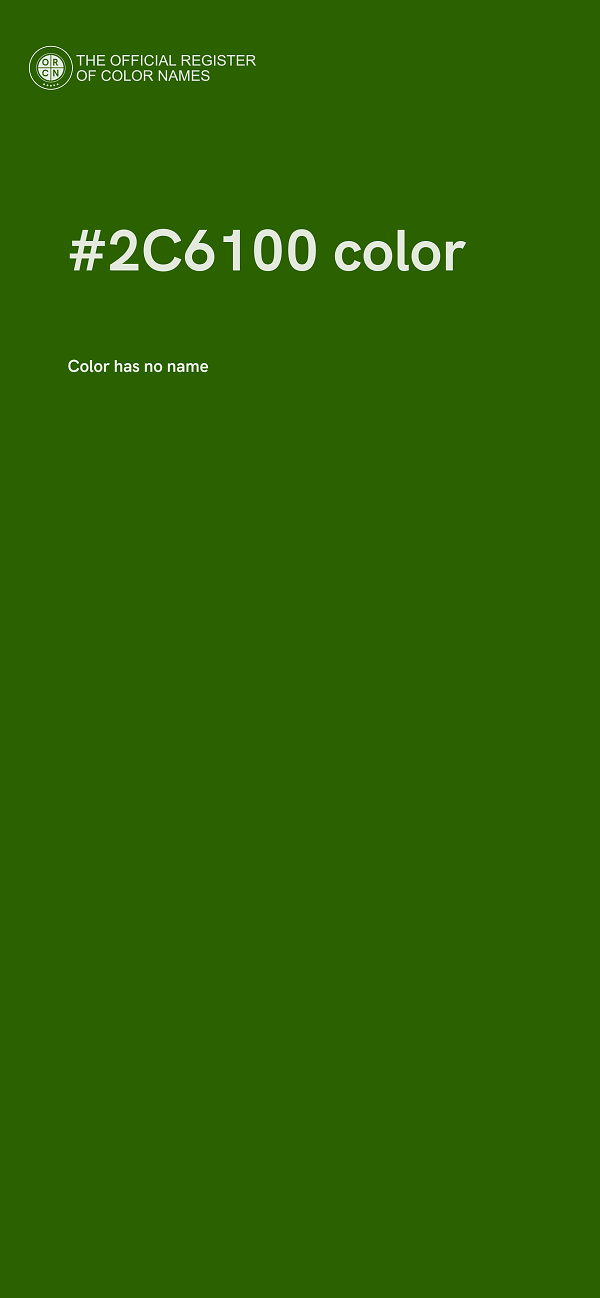 #2C6100 color image