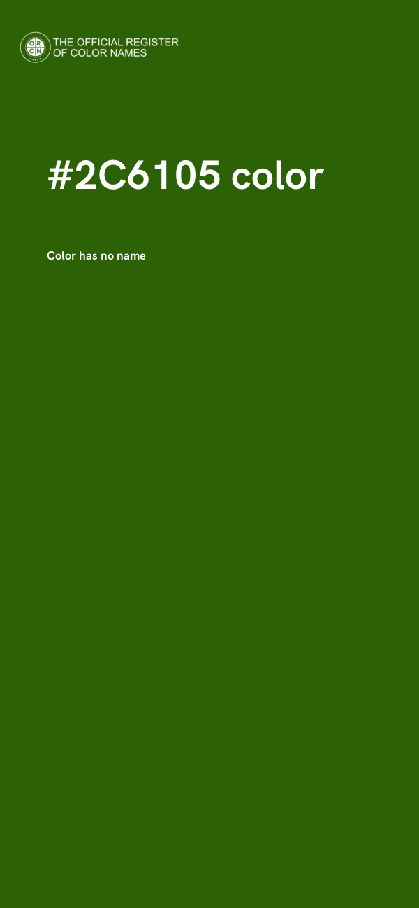 #2C6105 color image