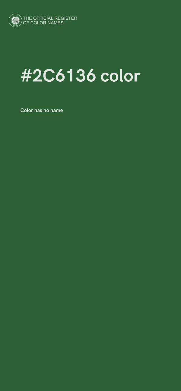 #2C6136 color image