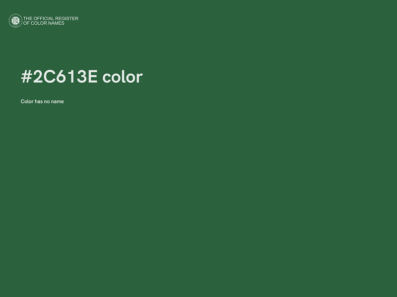 #2C613E color image