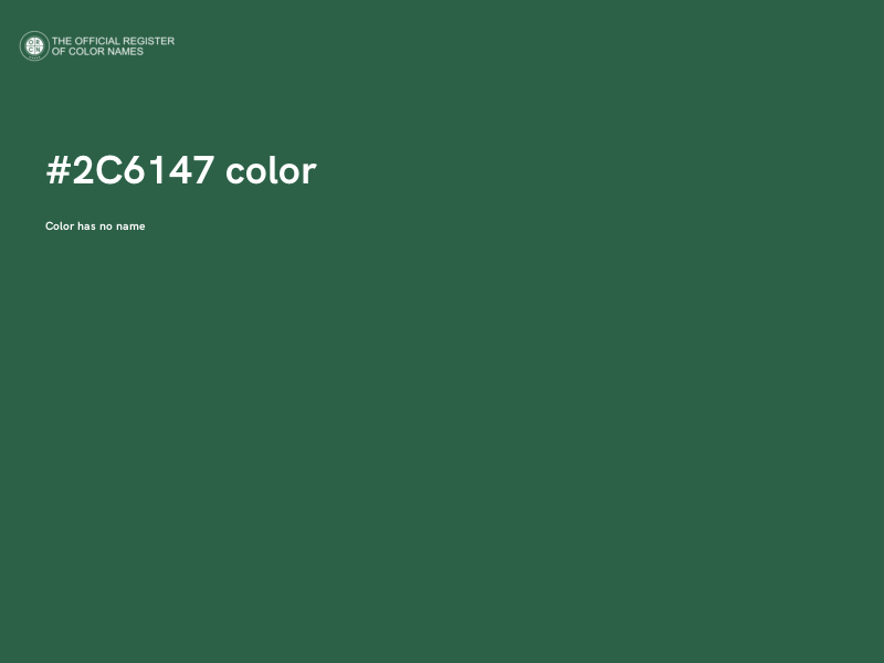#2C6147 color image