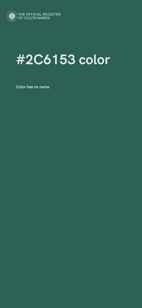 #2C6153 color image