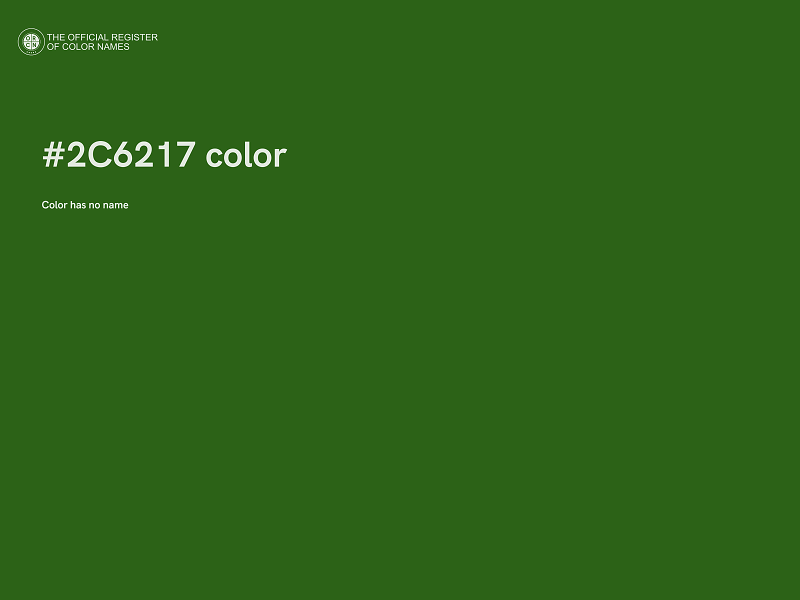 #2C6217 color image