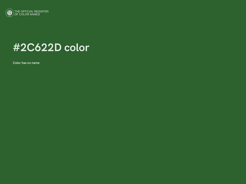 #2C622D color image