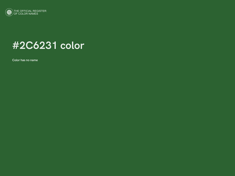 #2C6231 color image