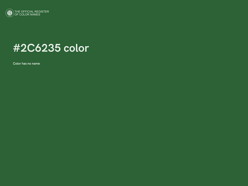 #2C6235 color image