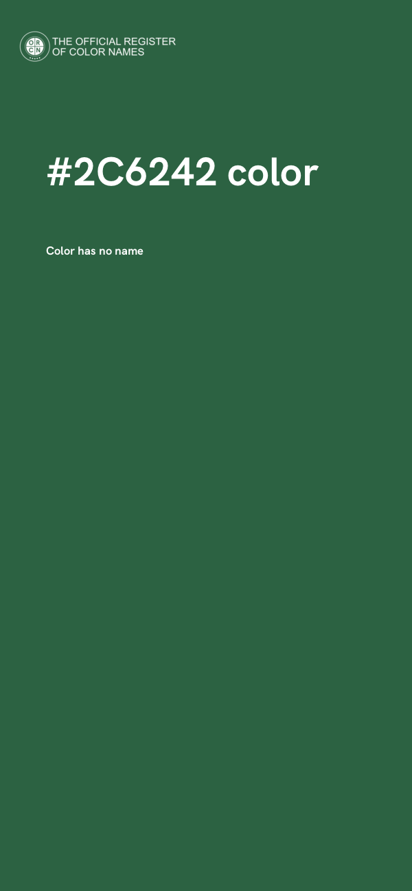#2C6242 color image
