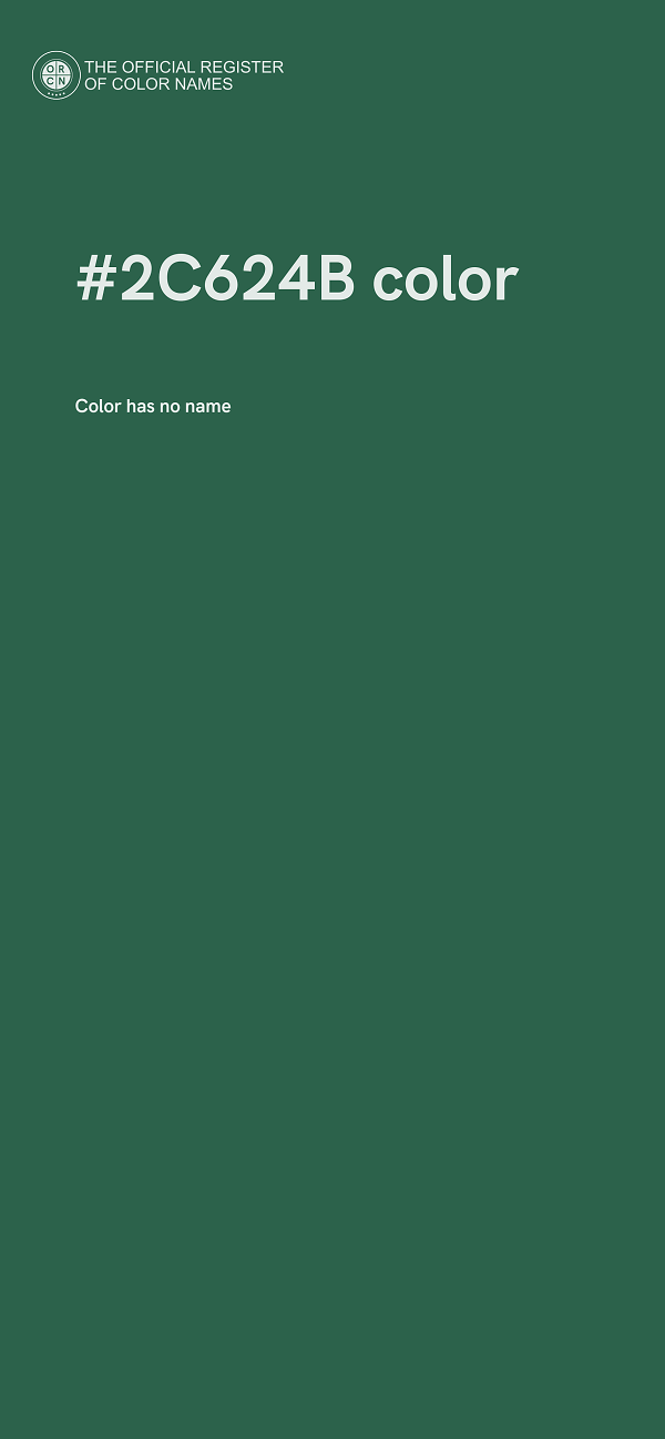 #2C624B color image