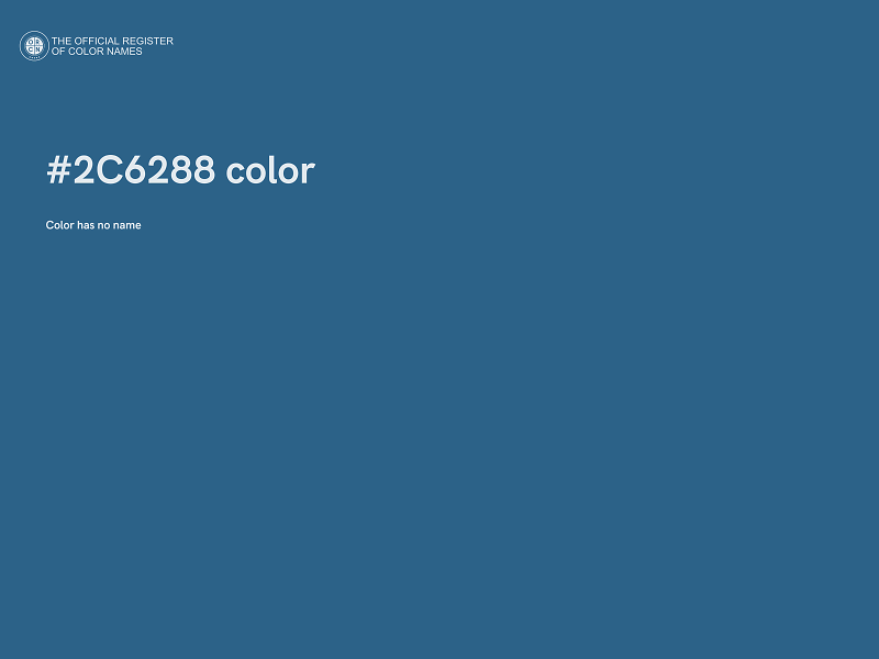 #2C6288 color image