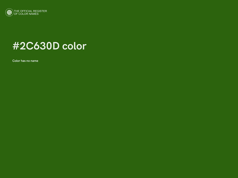 #2C630D color image