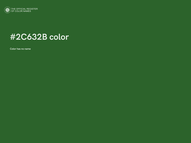 #2C632B color image