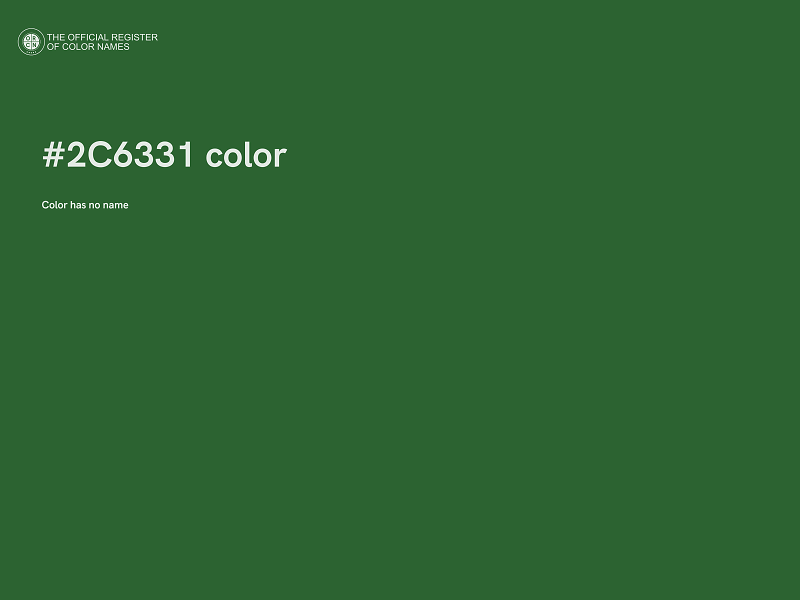 #2C6331 color image