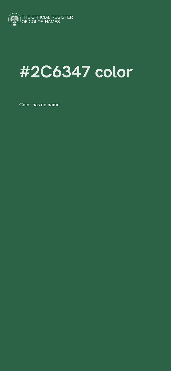 #2C6347 color image