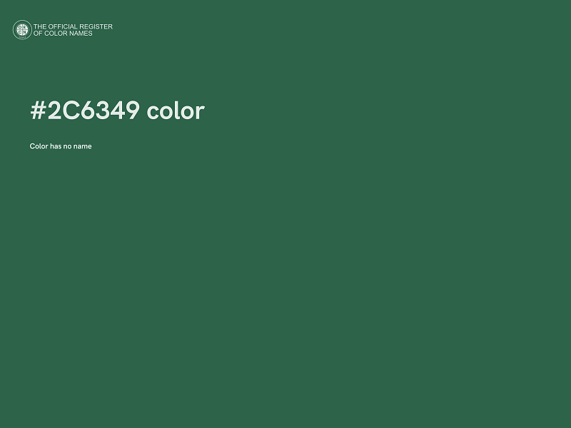 #2C6349 color image