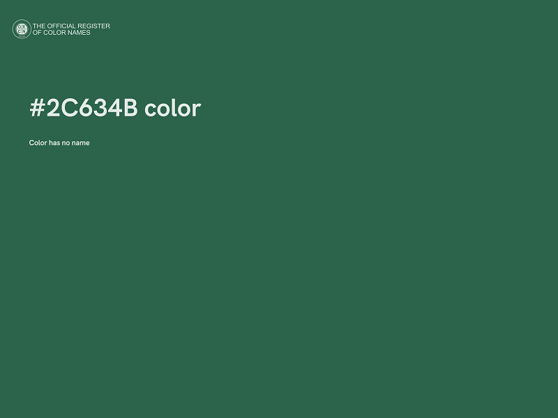 #2C634B color image
