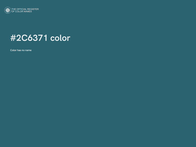 #2C6371 color image