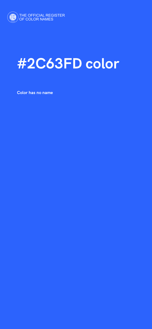 #2C63FD color image