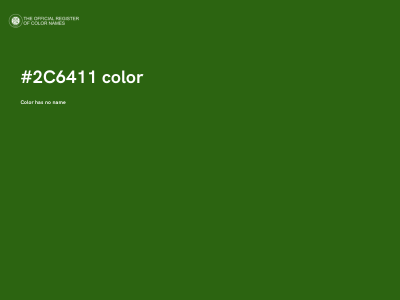 #2C6411 color image