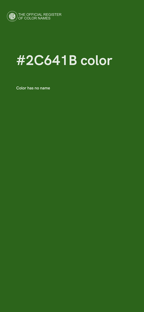 #2C641B color image