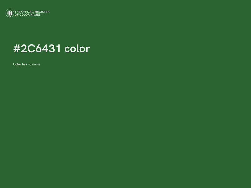 #2C6431 color image