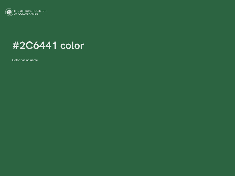 #2C6441 color image