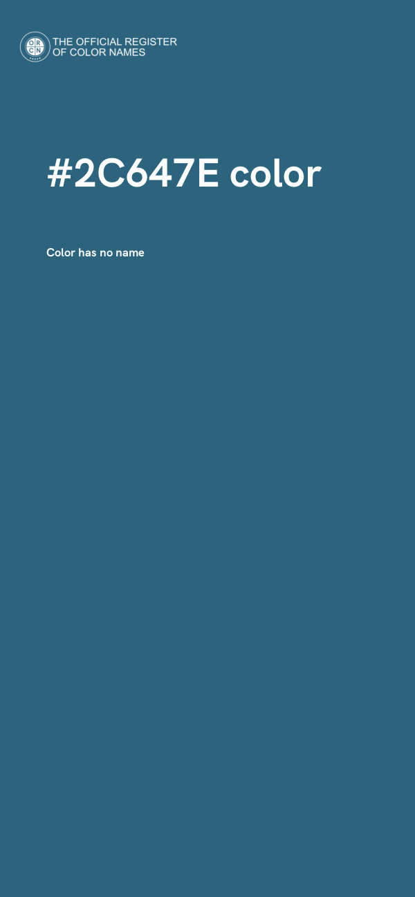 #2C647E color image