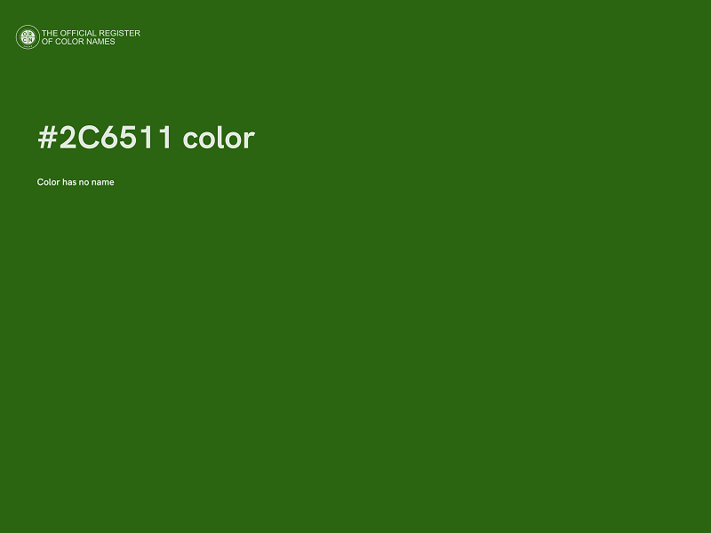 #2C6511 color image