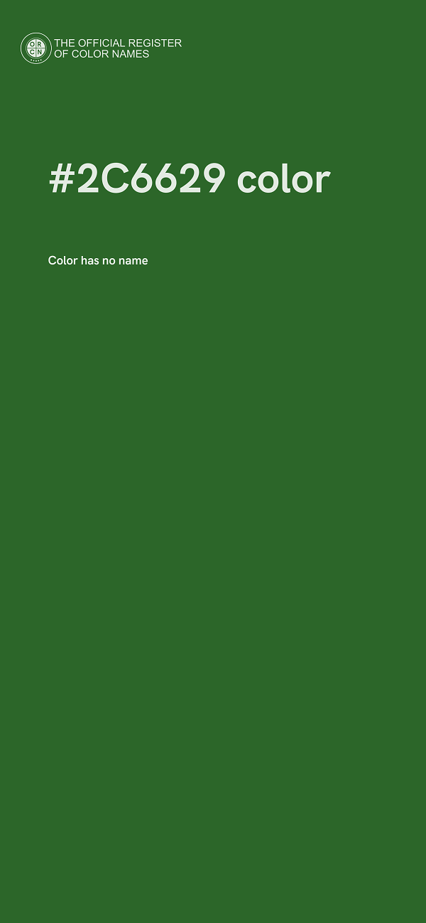 #2C6629 color image