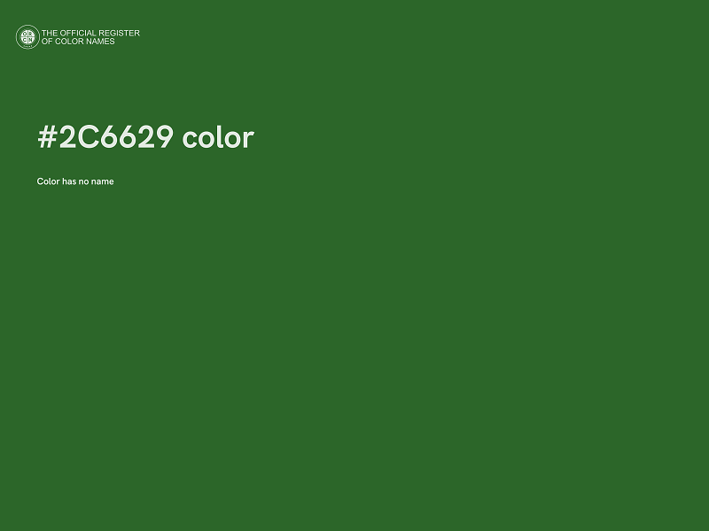 #2C6629 color image
