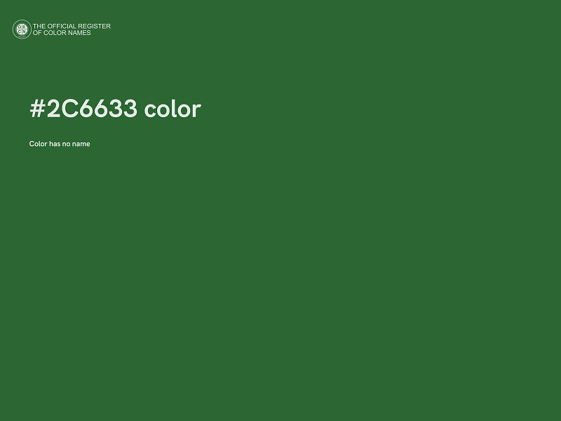 #2C6633 color image