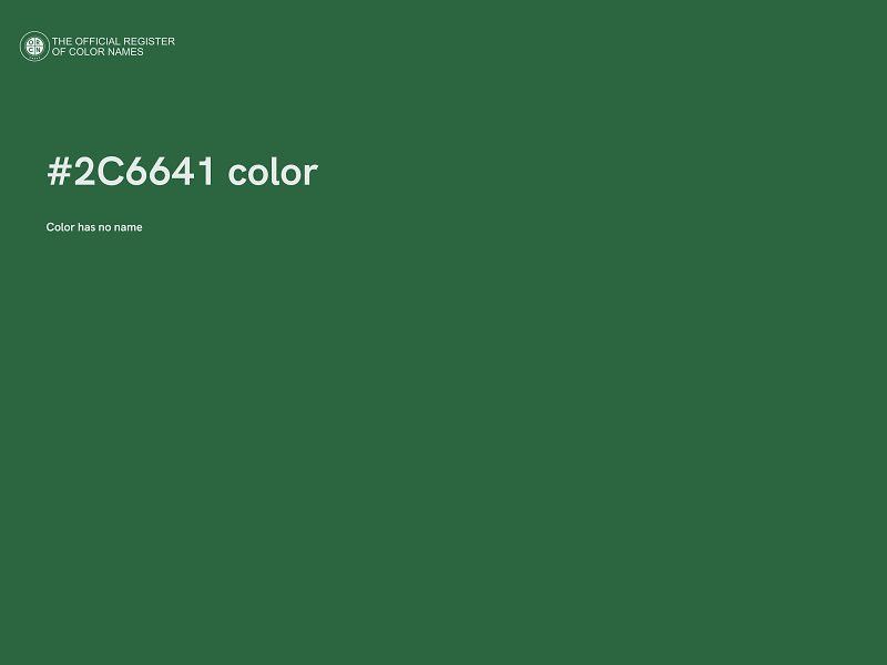 #2C6641 color image