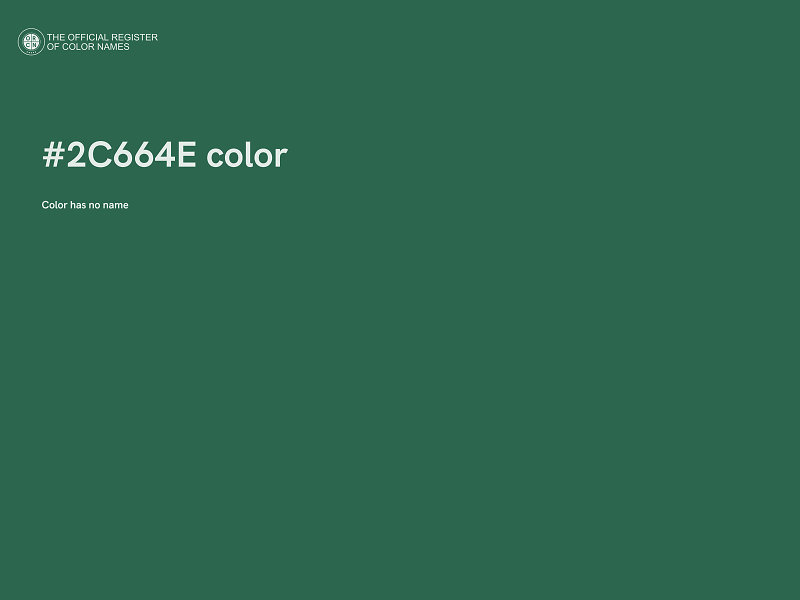 #2C664E color image